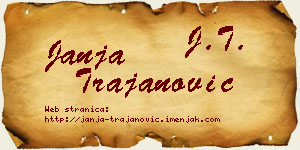 Janja Trajanović vizit kartica